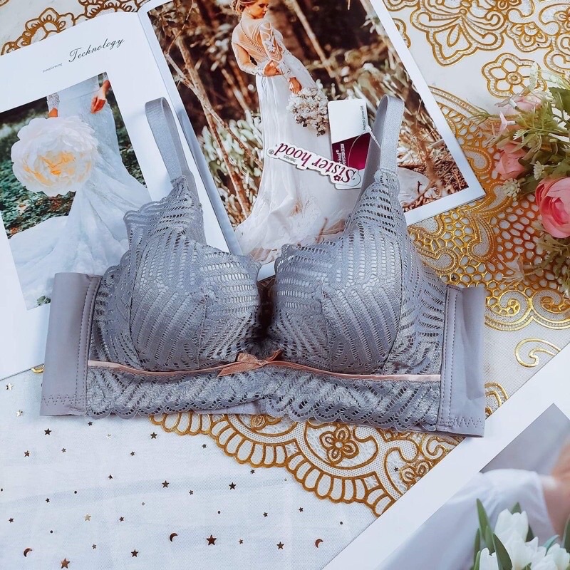 [Q7] Áo Lót Định Hình Ren 3D Siêu Đẩy 4CM-Đệm Hơi Siêu Mềm- Nâng Ngực,Tạo Khe Siêu Đỉnh có video Shop tự quay ạ