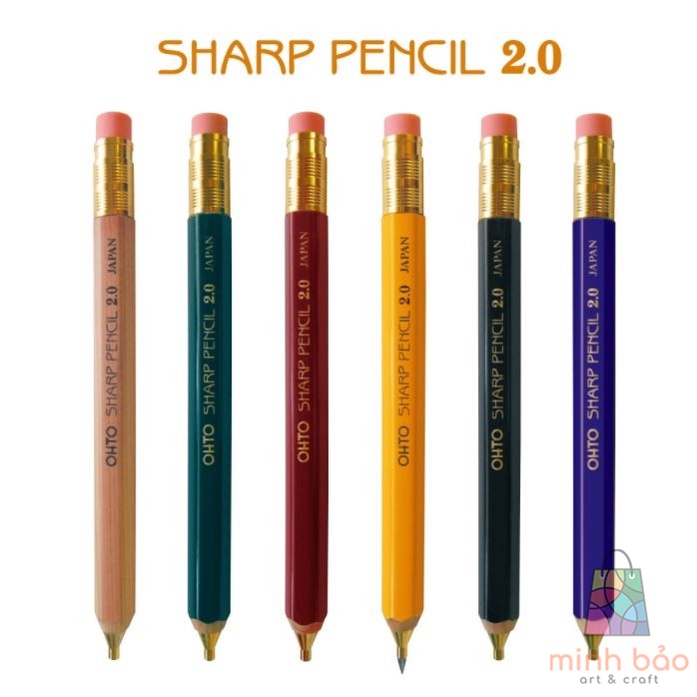 BÚT CHÌ BẤM CAO CẤP OHTO SHARP PENCIL 2.0MM APS-680E (THƯƠNG HIỆU BÚT CAO CẤP NHẬT BẢN)