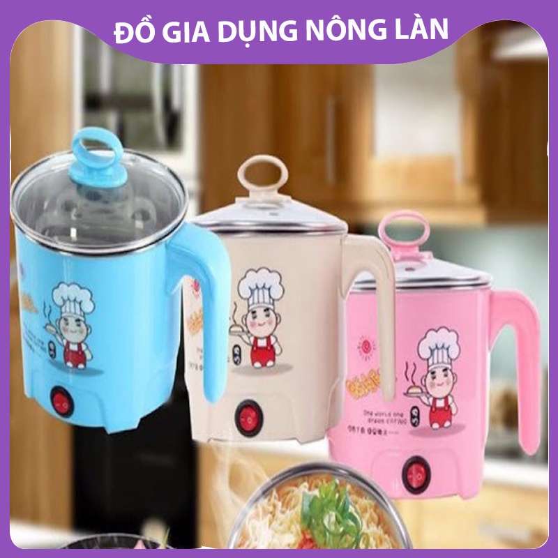 Ca nấu mỳ, lẩu mini đa năng nhỏ gọn tiện dụng NL Shop