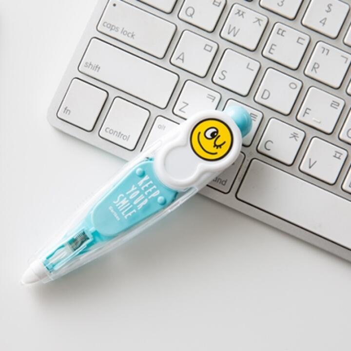 Bút Xóa Giấy ARTBOX Hàn Quốc Thiết Kế Họa Tiết Emoji Màu Xanh Mint Xinh Xắn (Kèm Ruột Thay)