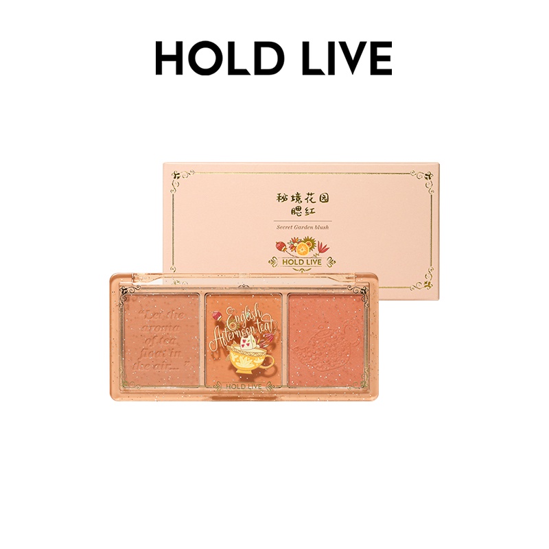 Phấn má Nội Địa Trung Hold Live - 3 ô Secret Garden Blush HL461. Shop SuBo