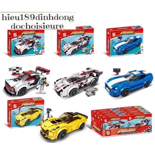 Lắp ráp xếp hình 6792 6795 : Siêu Xe