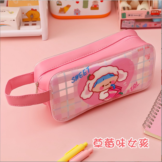 Túi đựng bút size to hình cô gái siêu đáng yêu BAG U TBCOGAI55