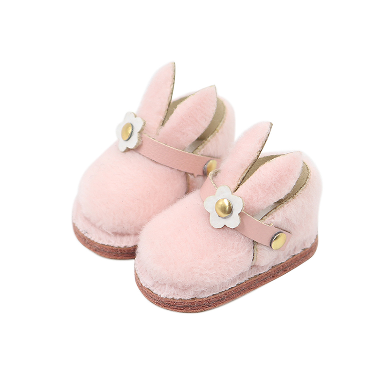 ICY small doll OB24 azone Lijia licca strange high plush rabbit ears flat doll shoes