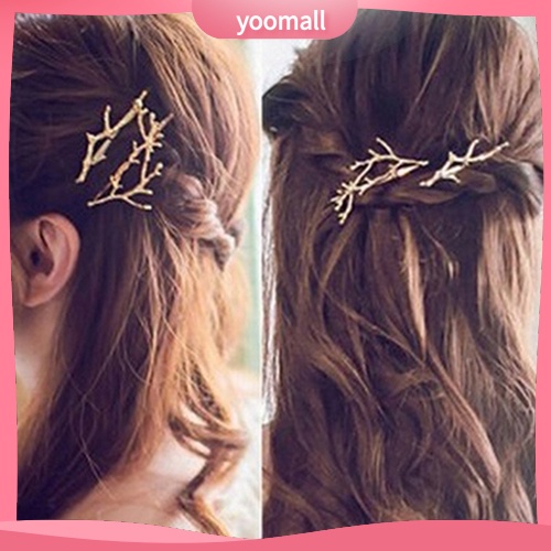 Kẹp tóc hình sừng hươu phong cách vintage thời trang nữ