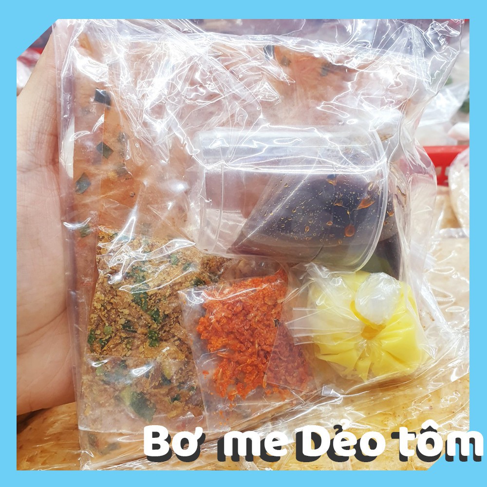 BÁNH TRÁNG BƠ ME DẺO TÔM CAY