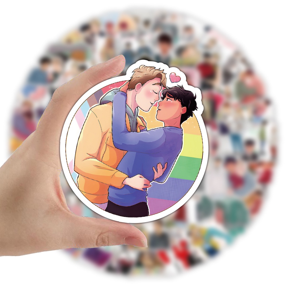 Set 100/50/25/10 Sticker Anime Dán Trang Trí Đa Năng