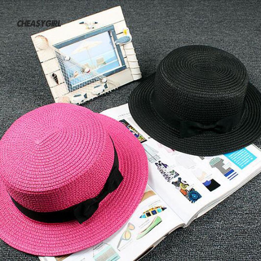 ★Nón Cói Rộng Vành Phối Nơ Màu Sắc Thời Trang Cho Nữ
