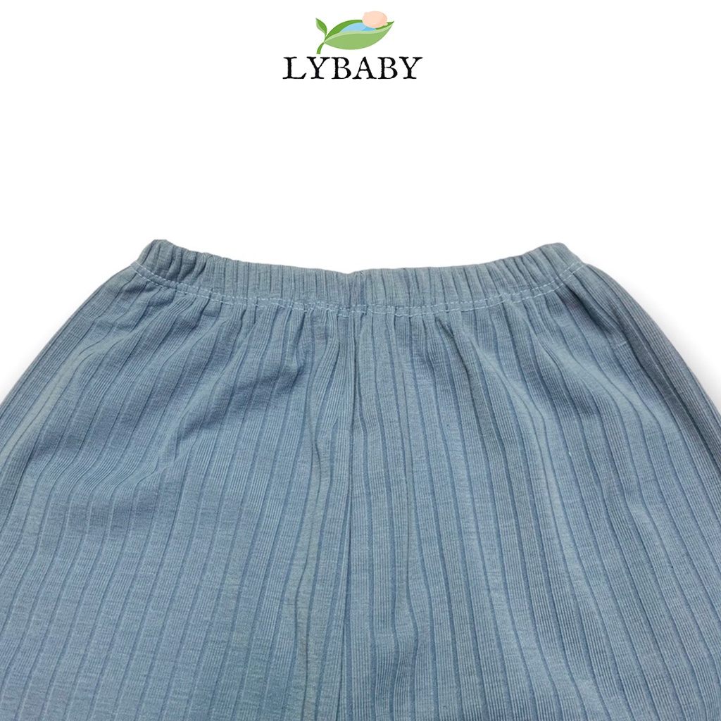 quần dài cho bé trai bé gái LYBABY quần dài thun gân cho bé QCD13