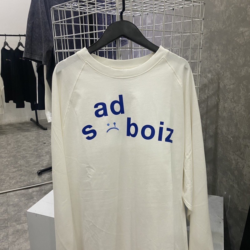 ÁO THUN UNI NAM NỮ Áo thun tay dài SADBOIZ RIPPED SIGNATURE LONG SLEEVE cá tính ĐẸP CHẤT | BigBuy360 - bigbuy360.vn