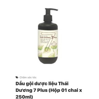 Dầu gội dược liệu Thái Dương 7Plus (chai 250ml)