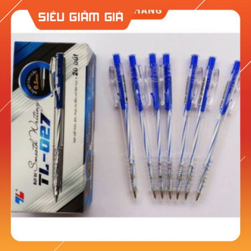 HỘP GỒM 20C BÚT BI MỰC XANH VÀ ĐEN CHÍNH HÃNG THIÊN LONG