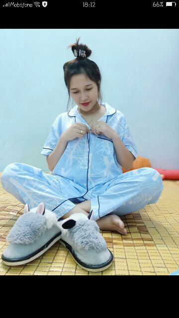 Đồ  bộ  pijama lụa  bigsize 60-67kg | BigBuy360 - bigbuy360.vn