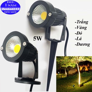 ĐÈN RỌI NGOÀI TRỜI 5W. SÁNG TRẮNG-VÀNG-LÁ-DƯƠNG-ĐỎ