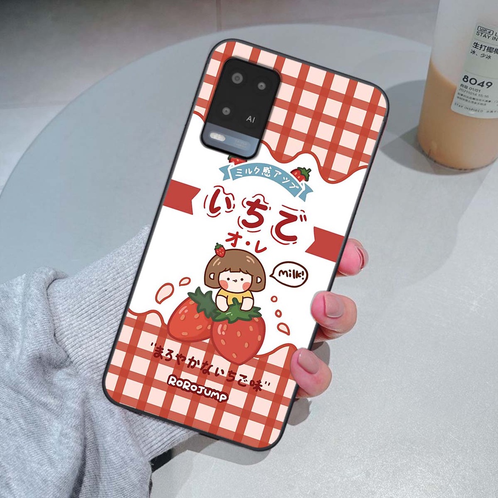 Ốp lưng Oppo A54 hình hoa quả, bơ, dứa, dưa hấu đáng yêu - Giá rẻ nhất
