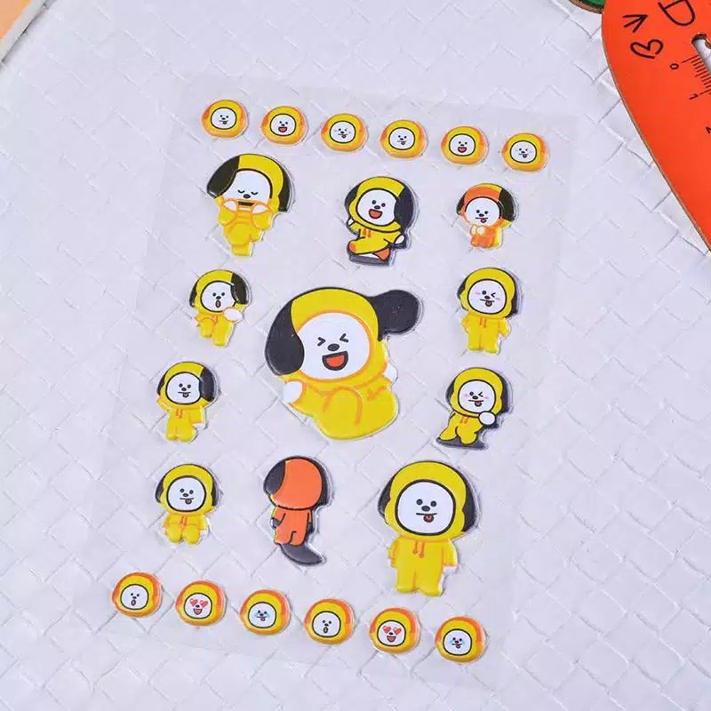 Sticker Dán Trang Trí Laptop / Điện Thoại / Máy Tính Bảng Hình Hoạt Hình 3d Kb-c2