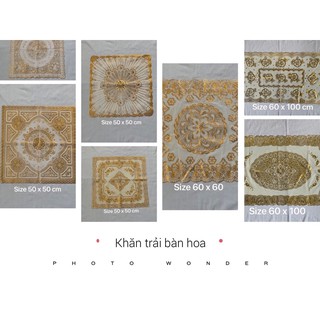 Khăn trải bàn hoa văn/ đầu tủ lạnh/ trải salon nhựa dẻo chống nhăn
