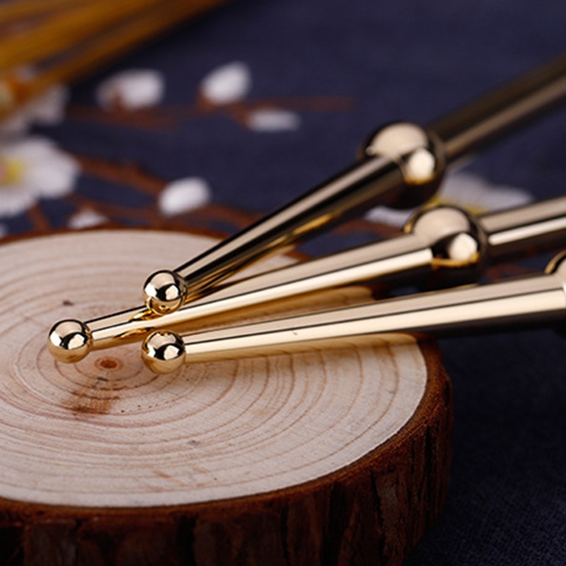 Bút Châm Cứu Mát Xa Mặt Bằng Đồng Thau