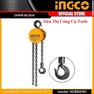 3 tấn Pa lăng (bá lăng) xích 3m INGCO HCBK0103