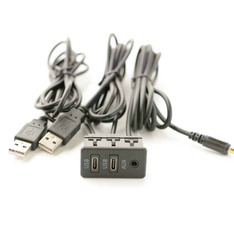 Dây Cáp Nối Dài Bảng Điều Khiển Nguồn Xe Hơi / Tàu Thuyền Giao Diện Aux Loại C