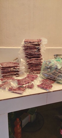 THỊT BA CHỈ GÁC BẾP