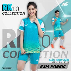 Quần áo Bóng đá không logo Riki RK 1.0 ,Bộ quần áo đá bóng Nam Nữ Vải mè ,Thấm hút mồ hôi cao cấp