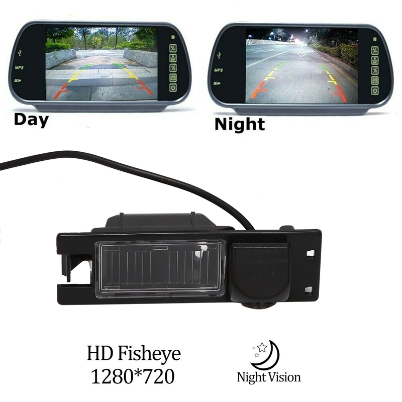 Camera Lùi Xe Hd 1280x720 Cho Opel Corsa Meriva Zafira Insignia Fiat Buick Regal