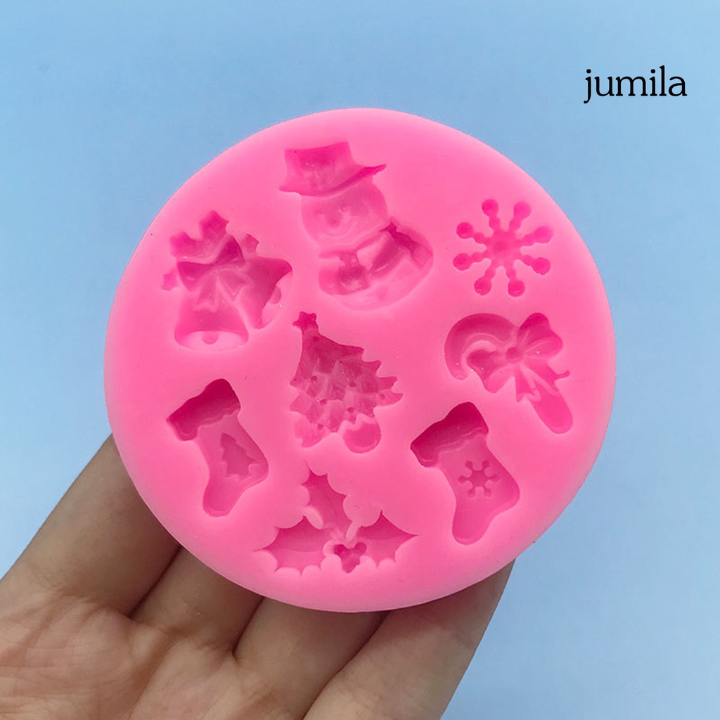 Khuôn Silicon Cấp Thực Phẩm Làm Bánh Cupcake Trang Trí Giáng Sinh