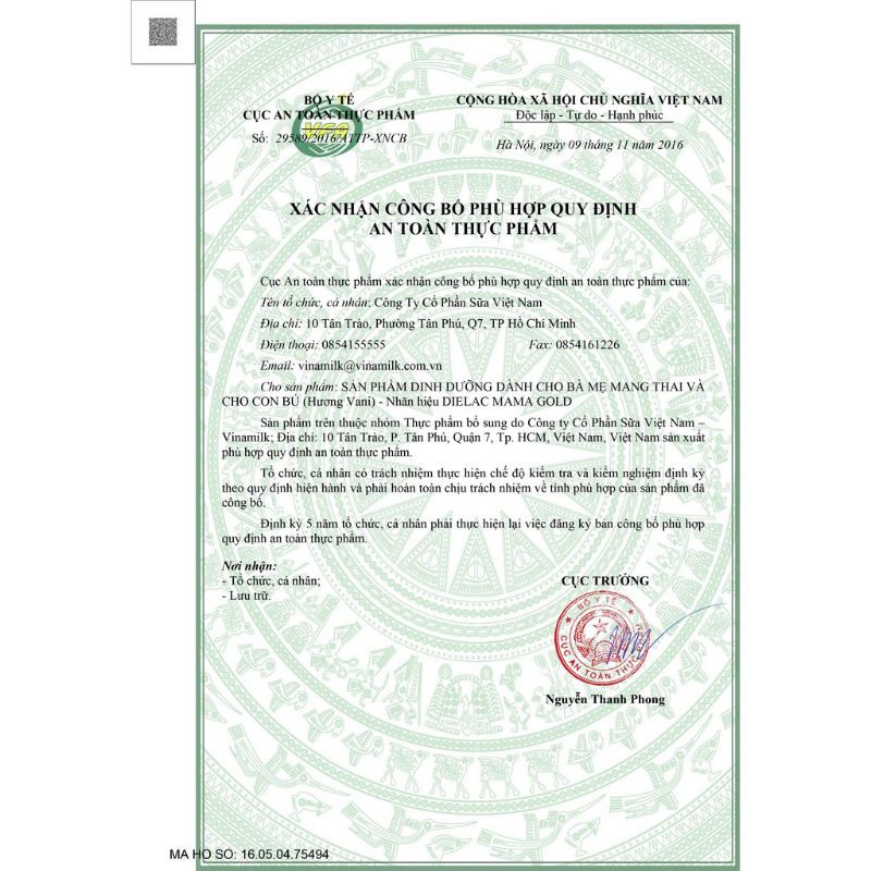 Sữa bầu Dielac Mama Gold 900g