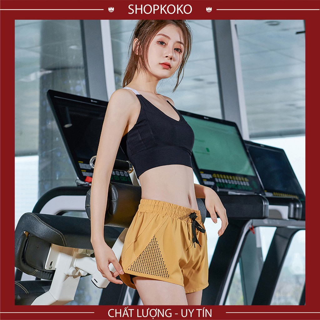 [Mã WASTDEP giảm 5K đơn bất kì] Quần Thể Thao Nữ Ngắn 🌷FREESHIP🌷 DK-035 Quần Đùi Gym Nữ Chất Lượng Cao Siêu Thoáng Mát