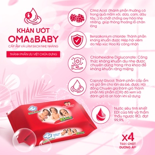 Khăn Ướt Oma&Baby (85 Tờ)