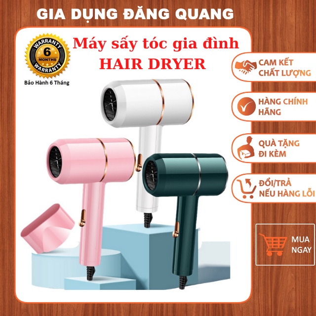 Máy Sấy Tóc Mini HAIR DRYER - Máy Sấy Tóc Gia Đình Chuẩn Salon, Giúp Tạo Kiểu Chuyên Nghiệp