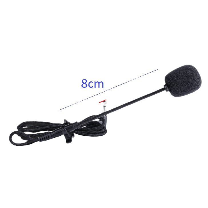 Micro cài áo có đầu mic dài dễ điều chỉnh, cắm loa trợ giảng, máy tính thu âm