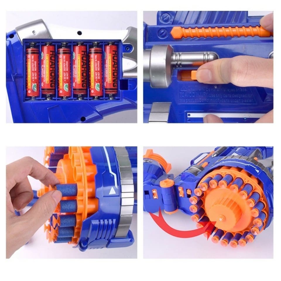 Đồ chơi Super Blast vận động ngoài trời kiểu Nerf cao cấp cỡ lớn