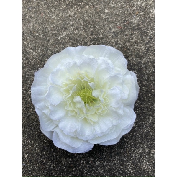 BÔNG HOA MẪU ĐƠN TRÀM 8cm - hoa lụa - hoa giả trang trí