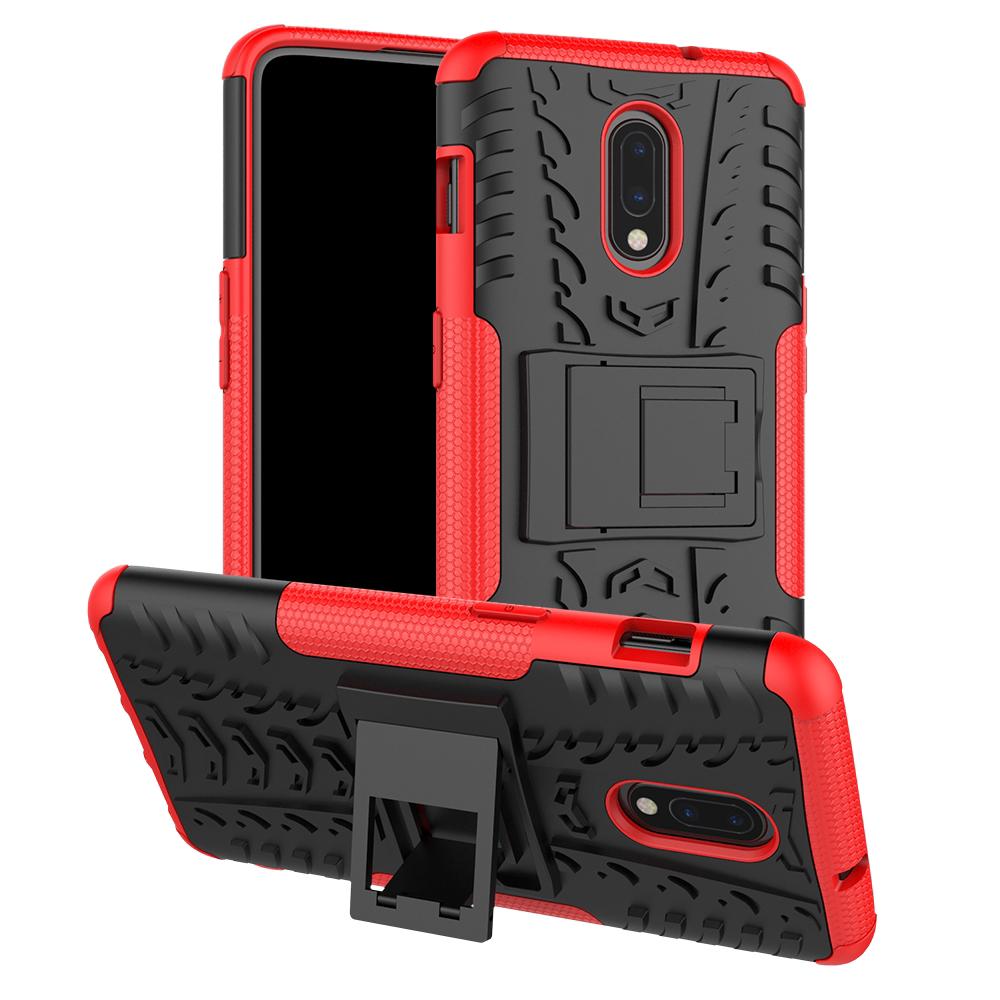 Armor Bracket Back Cover Oneplus 6 6T 7 Pro Hard PC Case