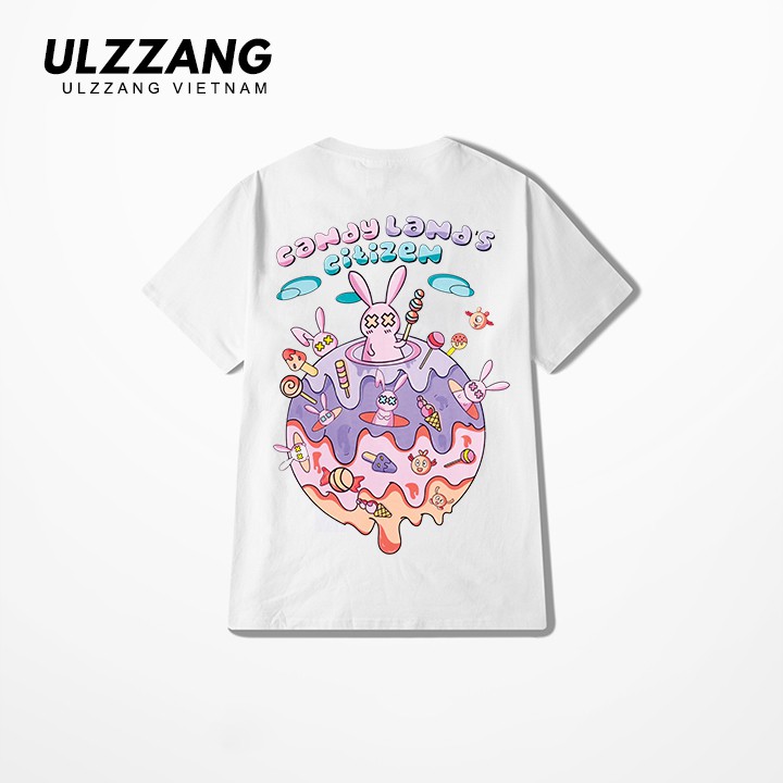 [M&atilde; FAMALLT5 giảm 15% đơn 150k] &Aacute;o thun tay lỡ ULZZANG cotton d&aacute;ng unisex form rộng in h&igrave;nh cityzen