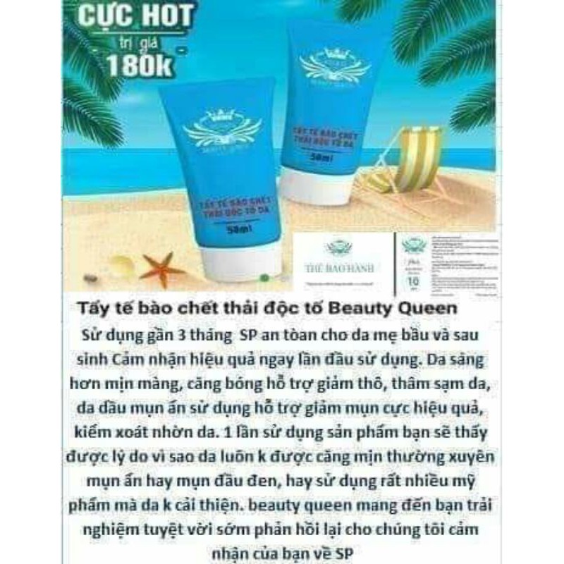 Tẩy Tế Bào Chết Thải Độc Tố Da  Beauty Queen