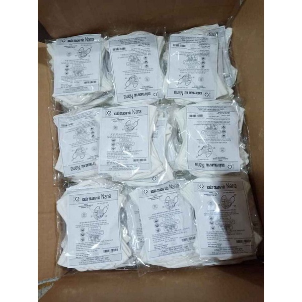 Khẩu trang vải kháng khuẩn Nana Viking, 10 cái/bịch