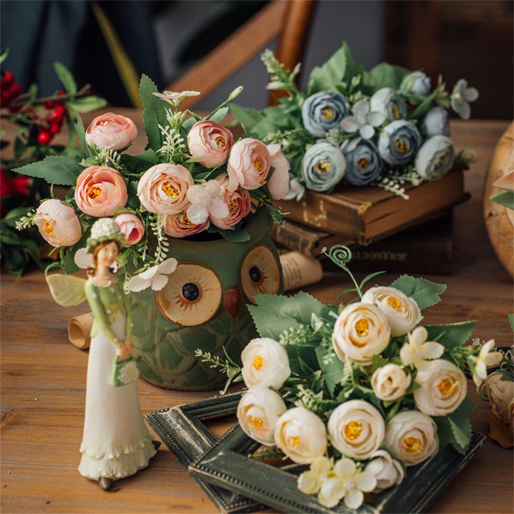 KUNHEV Hoa Mẫu Đơn Giả Trang Trí Tiệc Cưới