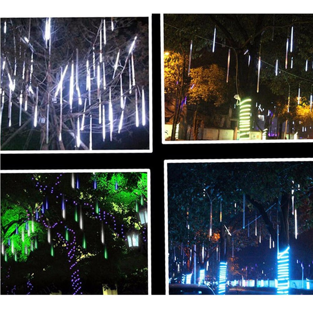 50cm 8 Tube String Lights Waterproof  Holiday Meteor Shower Rain LED LED light