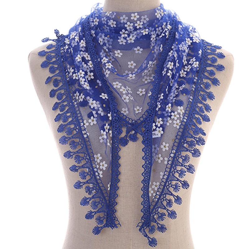 Khăn Choàng Cổ Phối Ren Trọng Lượng Nhẹ Thời Trang Mùa Hè Dành Cho Nữ