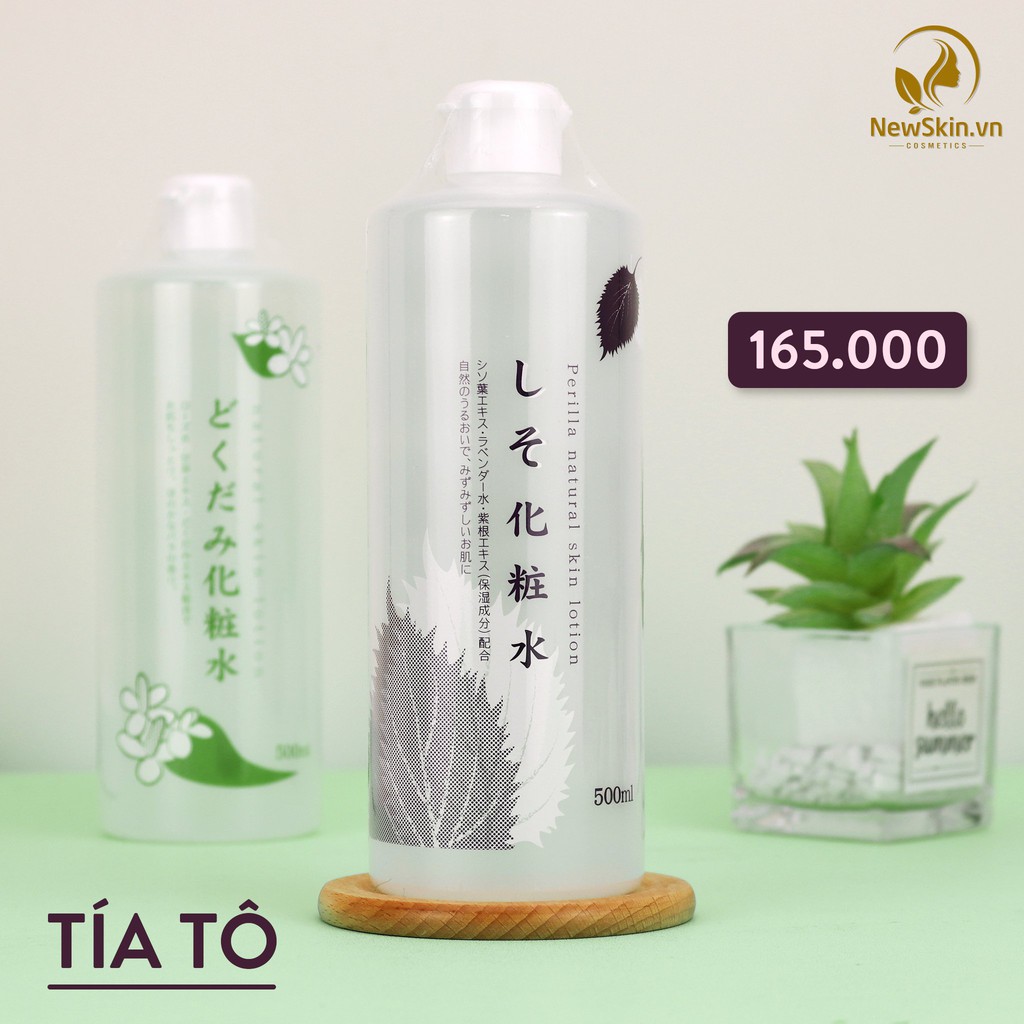 Nước Hoa Hồng Giảm Mụn Lotion Toner Diếp Cá - Tía Tô Dokudami Nhật Bản 500ml