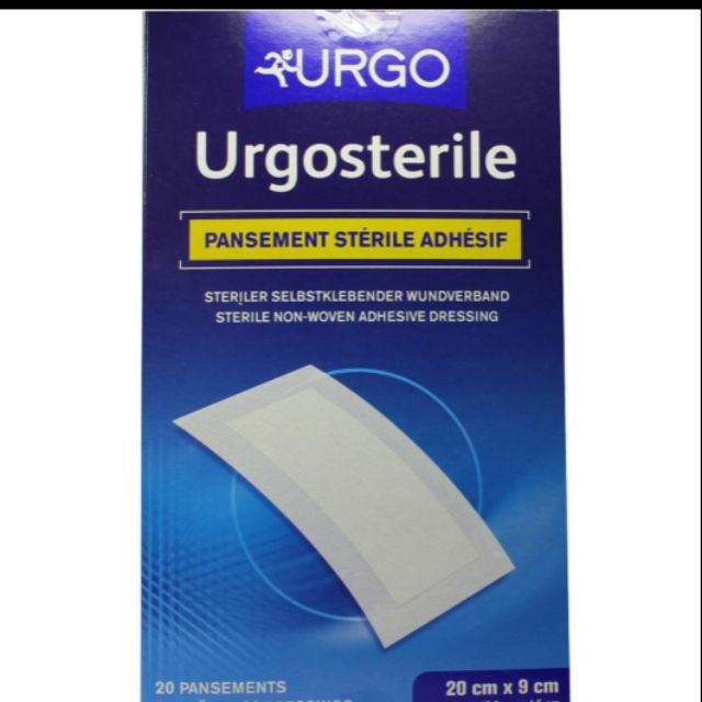 Băng Dán Có Gạc Vô Trùng URGOSTERILE 20 Miếng (20x9cm)