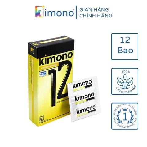 Bao Cao Su Kimono Gold Siêu Mỏng Cao Cấp, Xuất Xứ Nga (Hộp 12C, 3C)