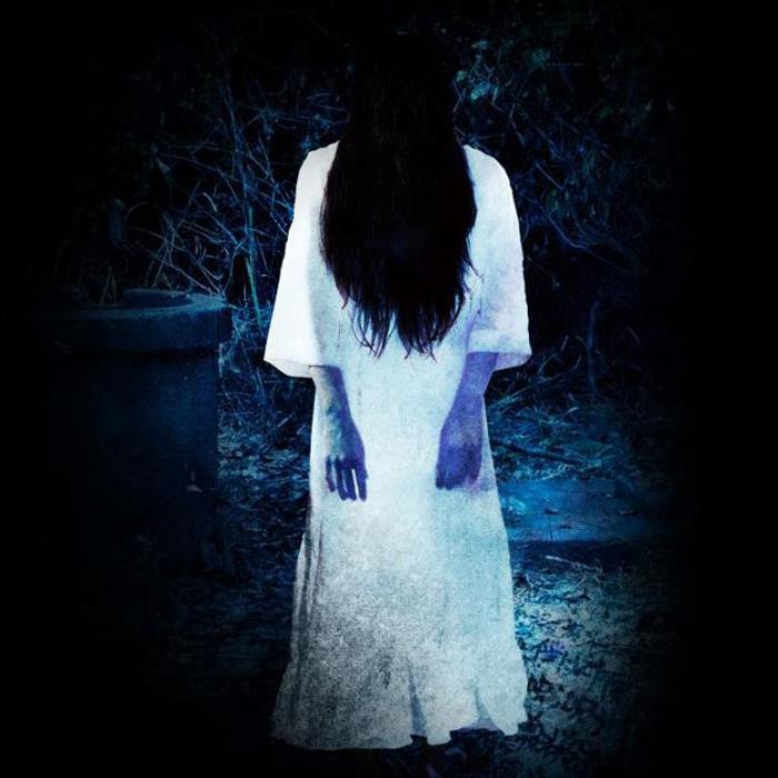 Halloween Costume Trang phục Zombie đỏ Trắng Cosplay Nữ Ma Sadako Quần áo Cô dâu