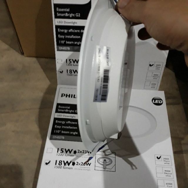 Đèn led âm trần DN027B LED 15  175 RD PHILIP
