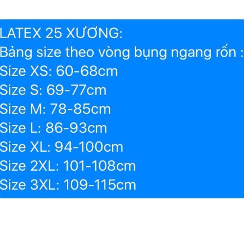 [CAM KẾT CHĨNH HÃNG] ĐAI NỊT BỤNG 🎯 ĐAI LATEX 25 XƯƠNG DONAMI🎯Mềm Dẻo🎯CAO SU NON NHẬP KHẨU CHÍNH HÃNG HY LẠP | BigBuy360 - bigbuy360.vn
