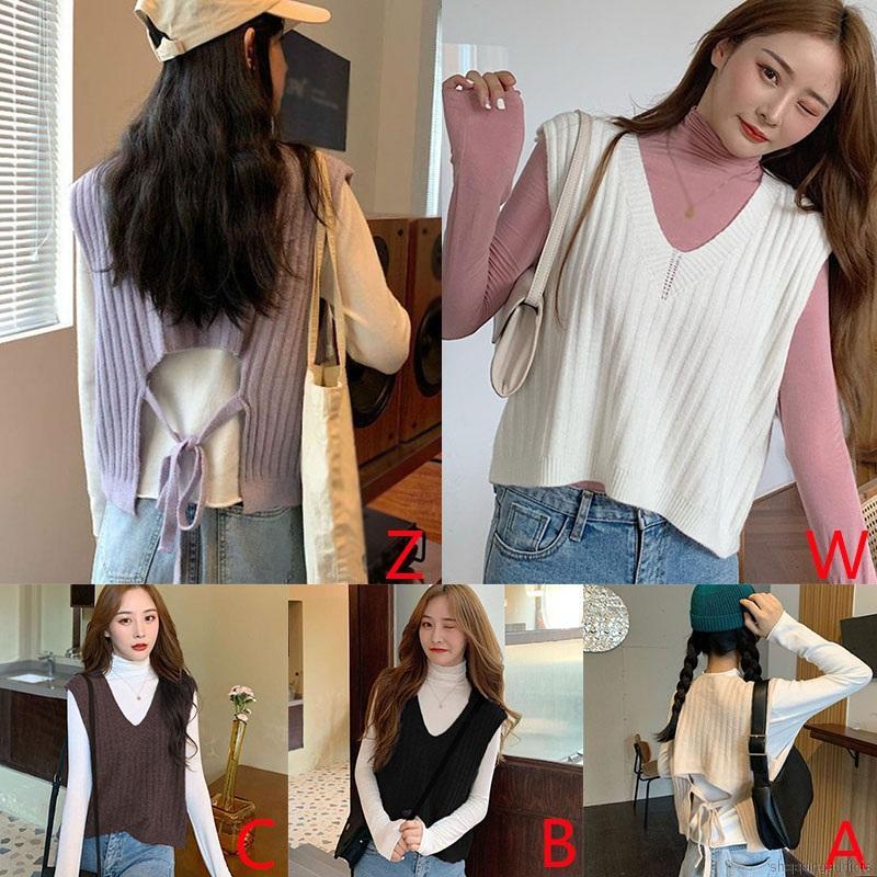 Áo Khoác Dệt Kim Sát Nách Phối Ren Thời Trang Mùa Thu Hàn Quốc Cho Nữ | BigBuy360 - bigbuy360.vn