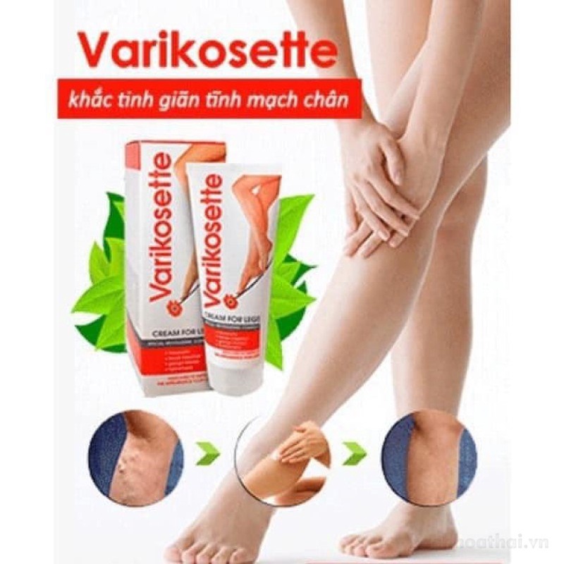 Bôi giãn tỉnh mạch châŋ Varikosette Cream For Legs Nga